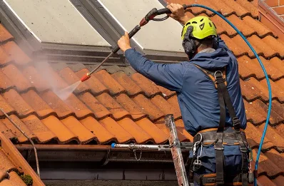 Démoussage et hydrofuge de toiture à Castelreng